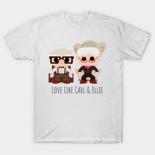 Carl & Ellie - Love Like Carl & Ellie - Transparent T-Shirt